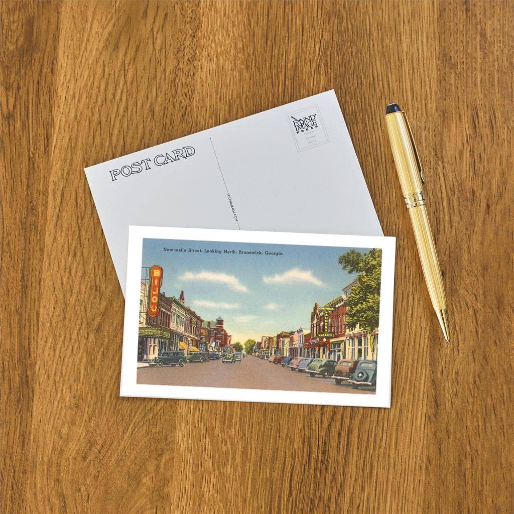 Postcard: Newcastle Street, Brunswick