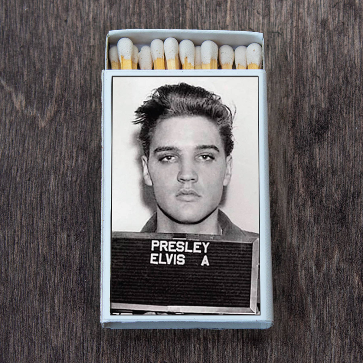 Matches • Elvis Pressley Mug Shot • Home Decor for Candles