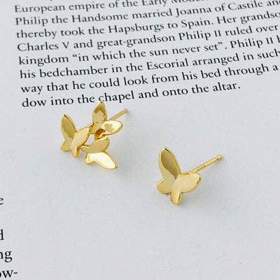 Butterfly Stud Earrings