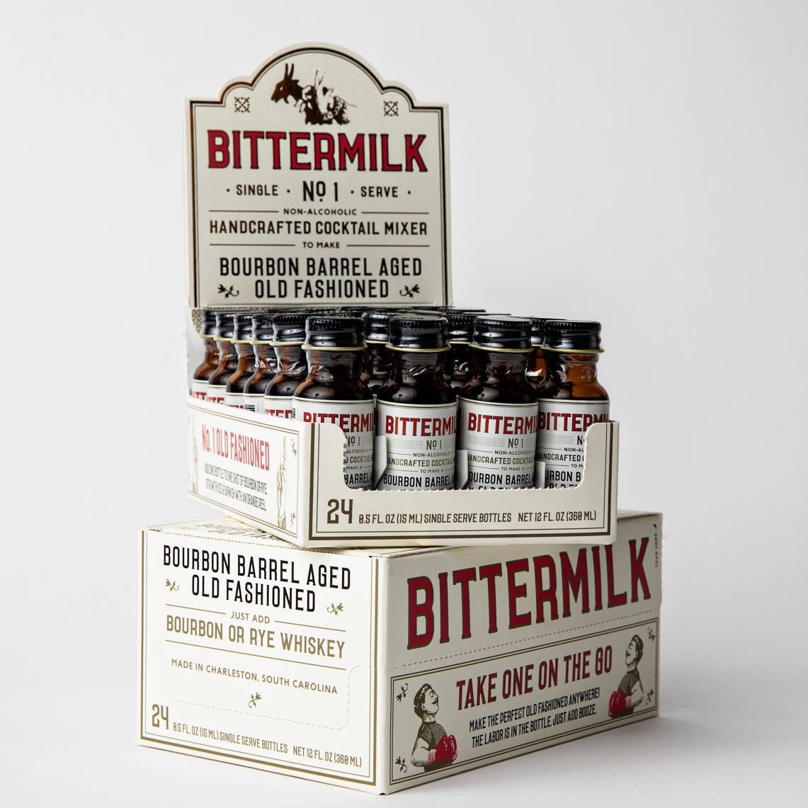 Bittermilk Bottling Co.- Single Serve Bourbon Barrel Aged Old Fashioned