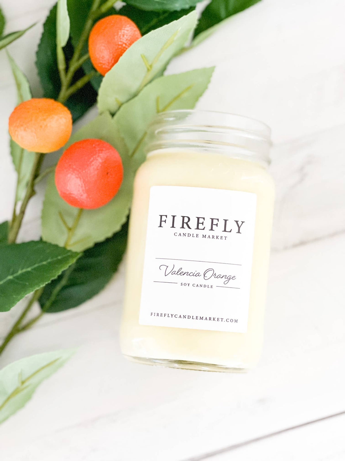 Firefly Candle Market: Valencia Orange, Large