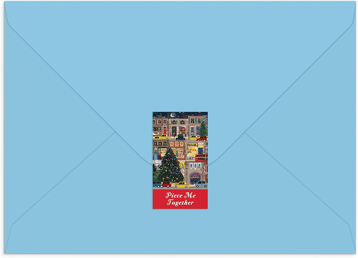 Joy Laforme Christmas Square Greeting Card Puzzle