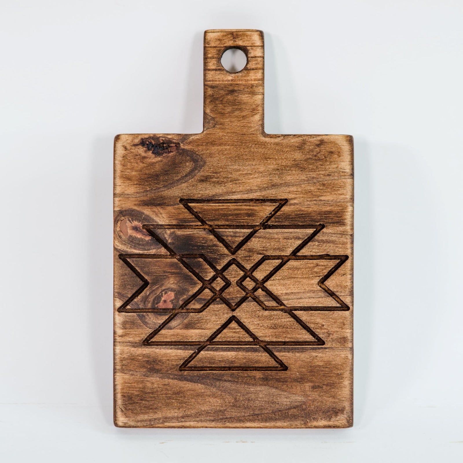 aztec wooden paddle bread board grace graffiti