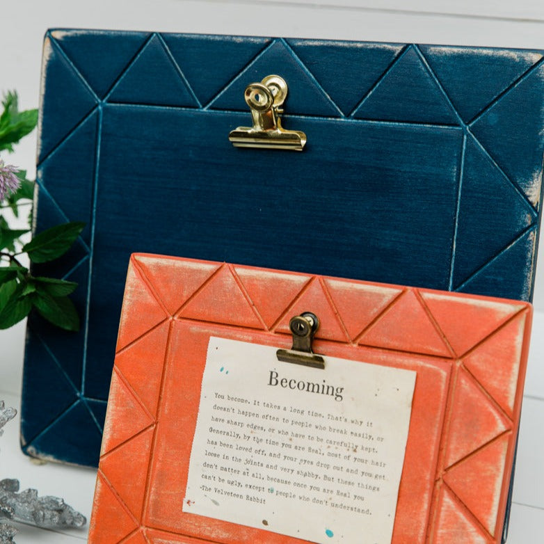 naval engraved geometric wooden clip frame grace graffiti