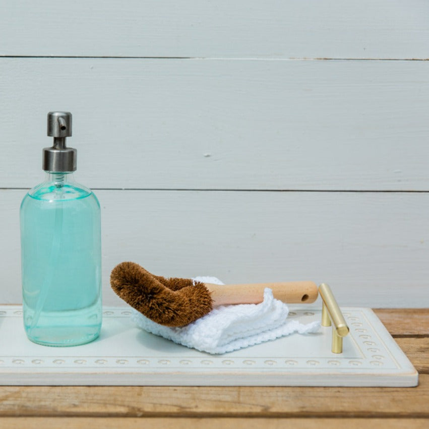 engraved dots wooden tray gold handles grace graffiti