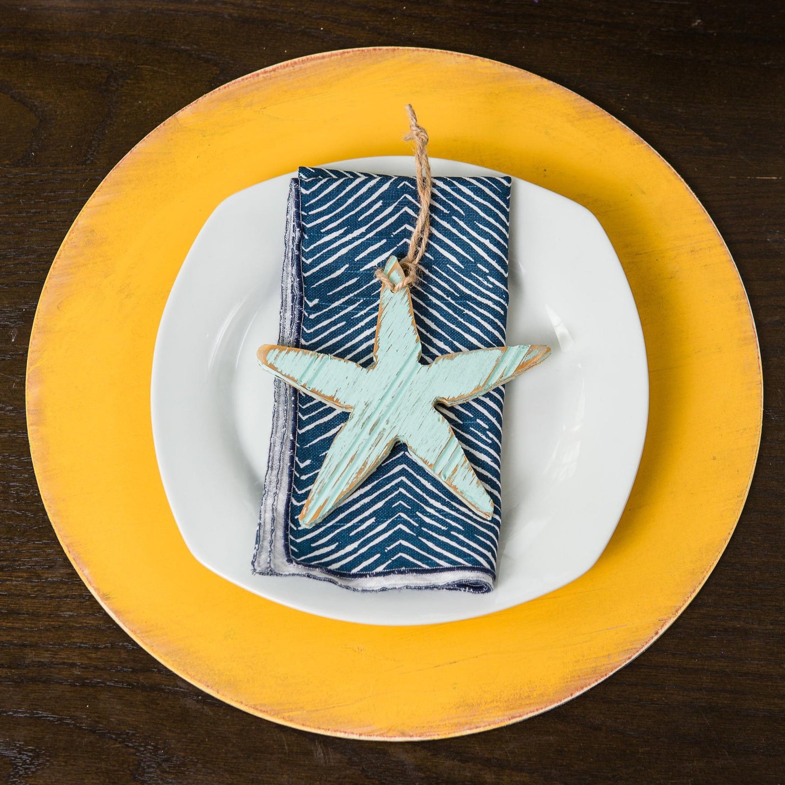 starfish wooden hanger grace graffiti