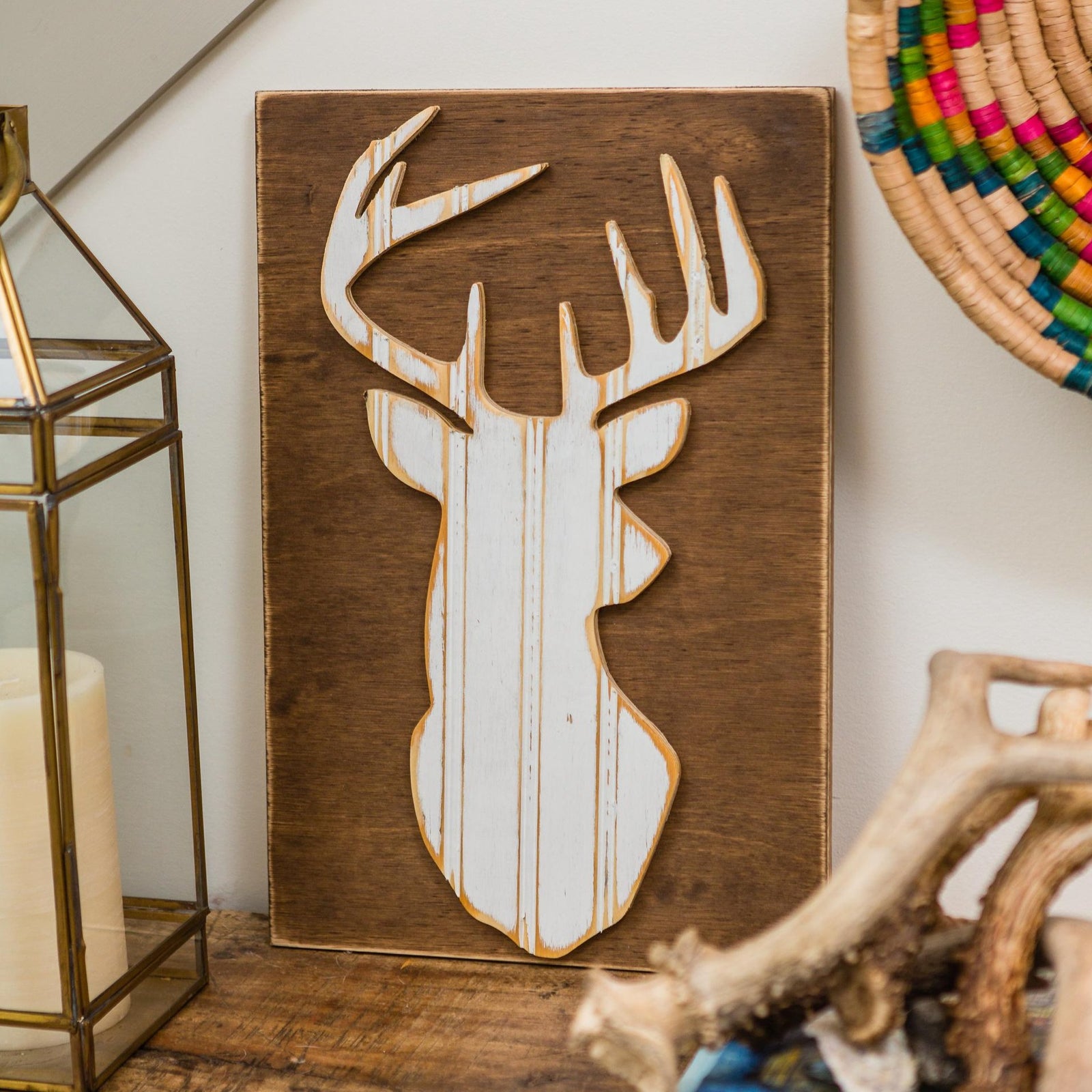 deer wall art  Grace Graffiti