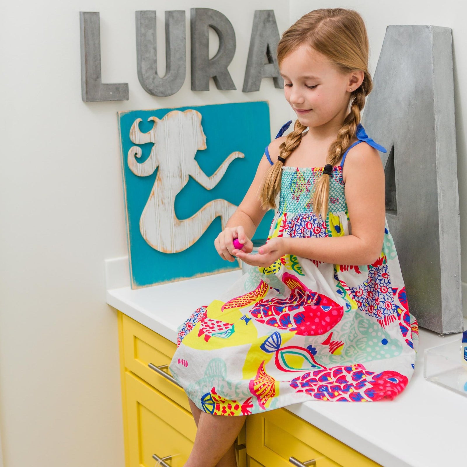 wooden mermaid wall art  grace graffiti