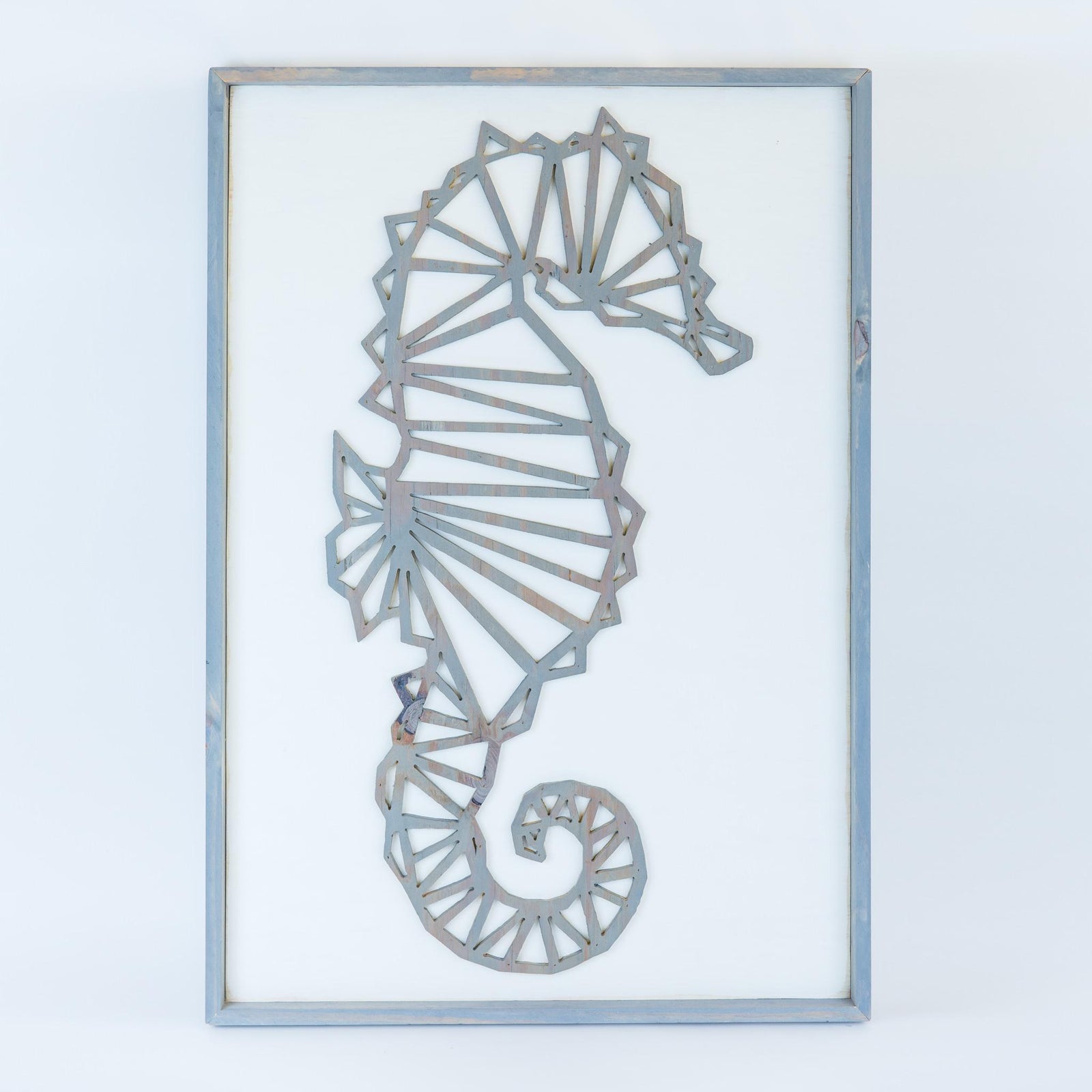 coastal seahorse wall art  grace graffiti