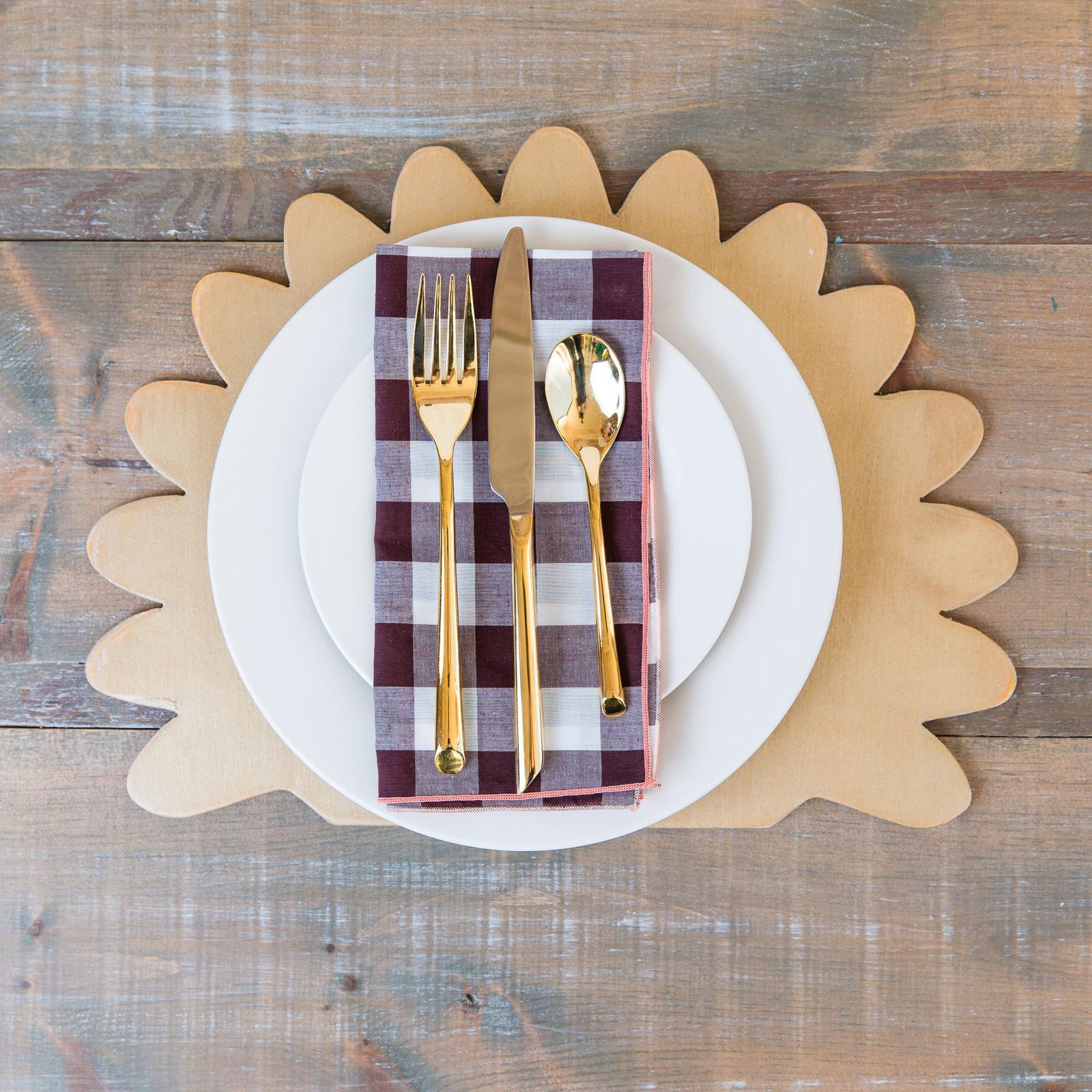 wooden turkey placemats grace graffiti