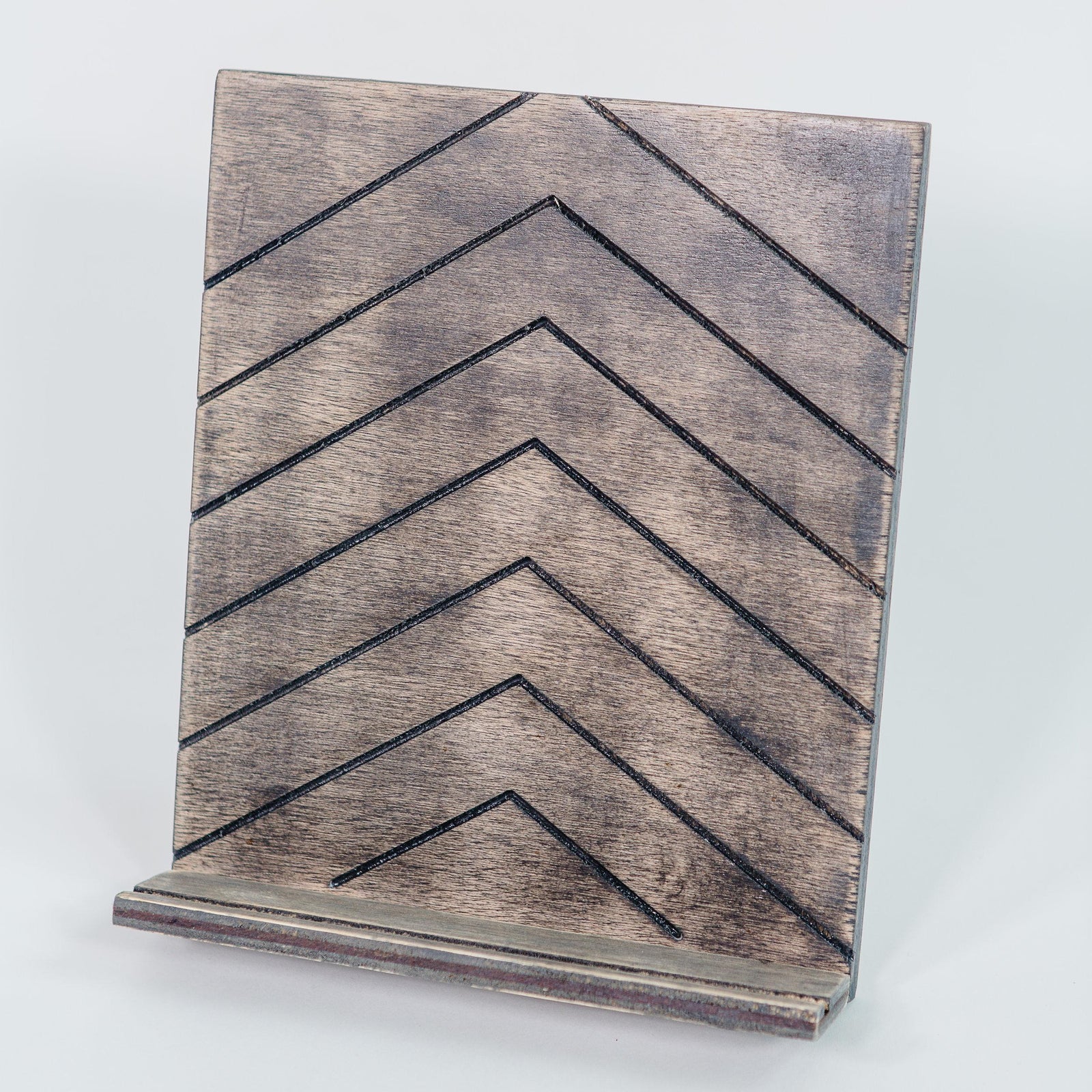engraved chevron tablet stand grace graffiti