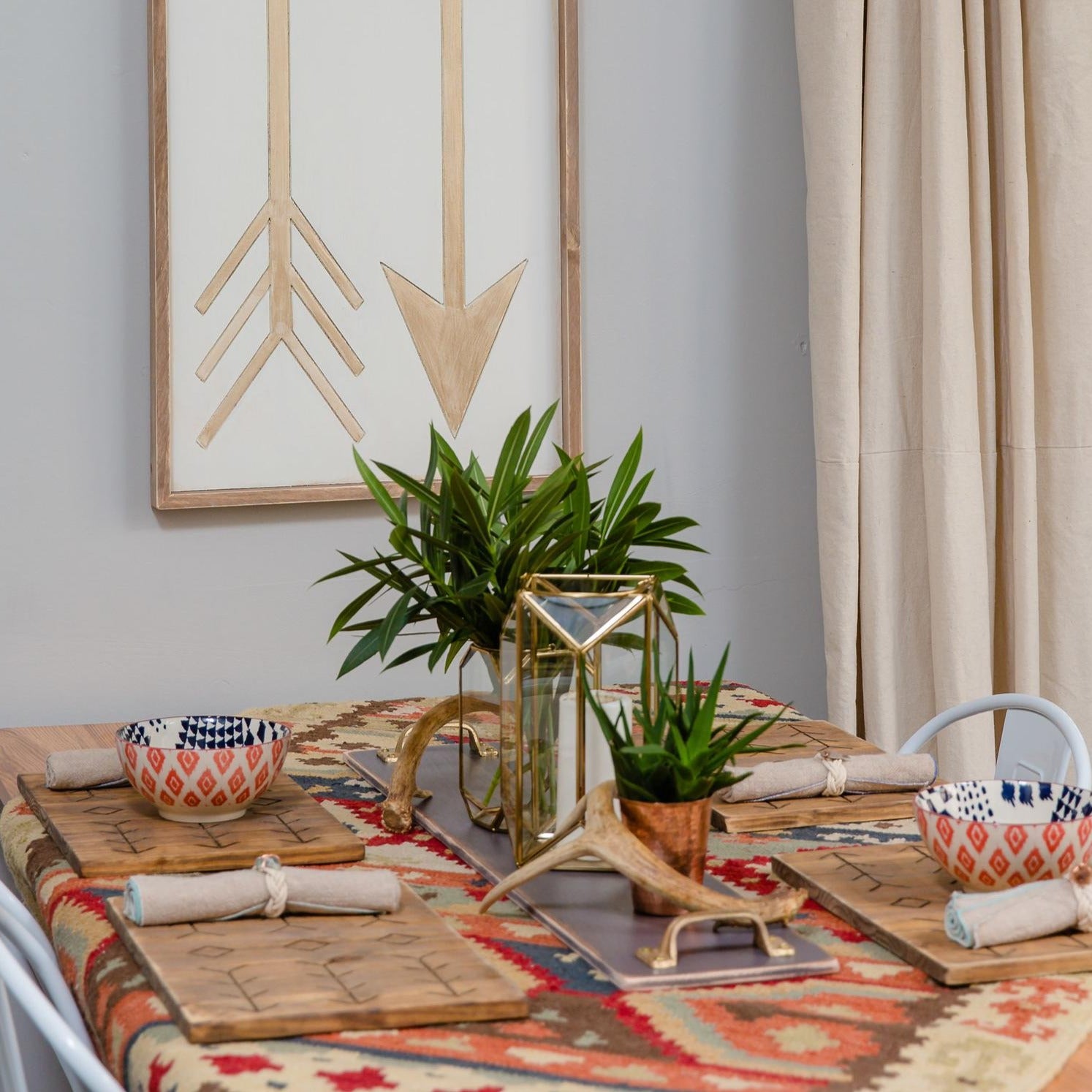 diamonds wooden board