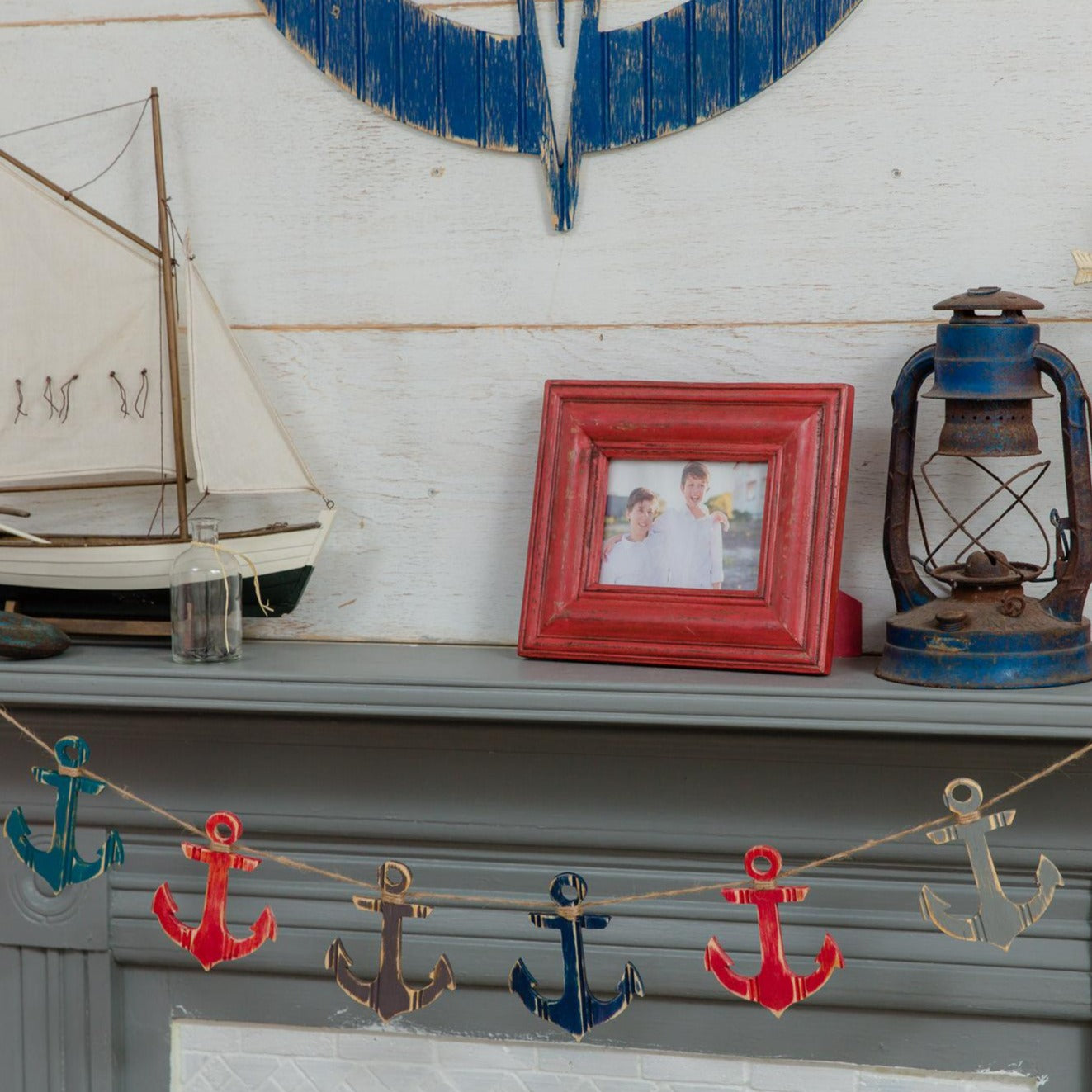 wooden anchor garland grace graffiti