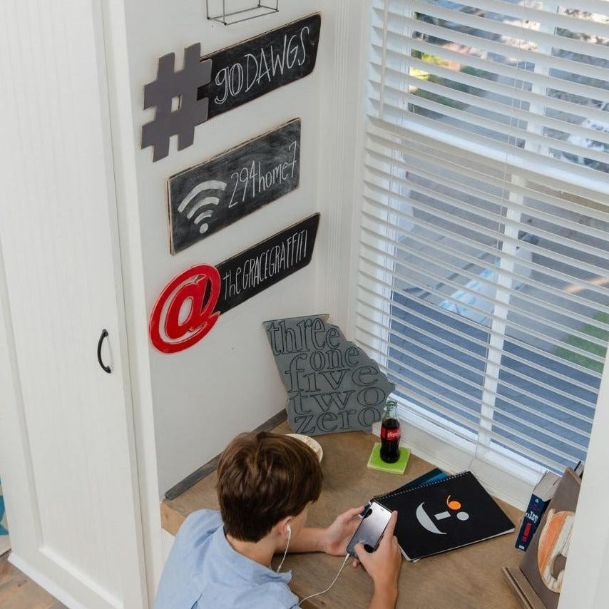 hashtag chalkboard sign grace graffiti