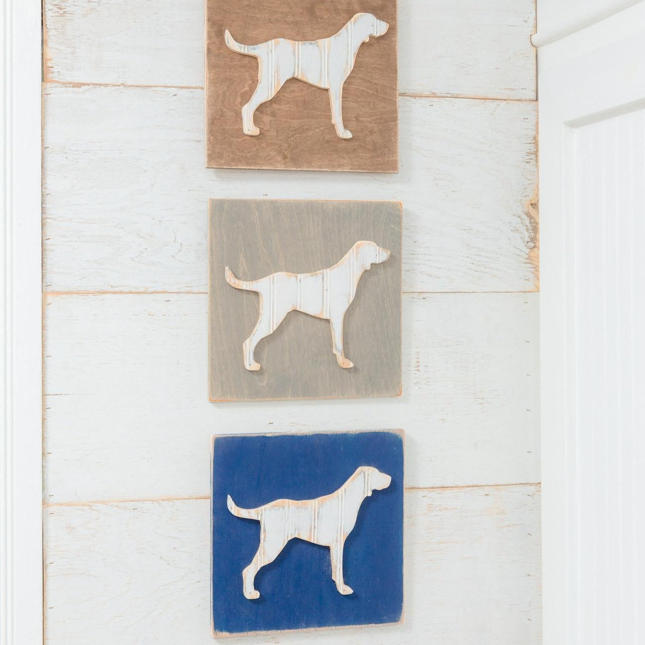 wooden dog wall art grace graffiti