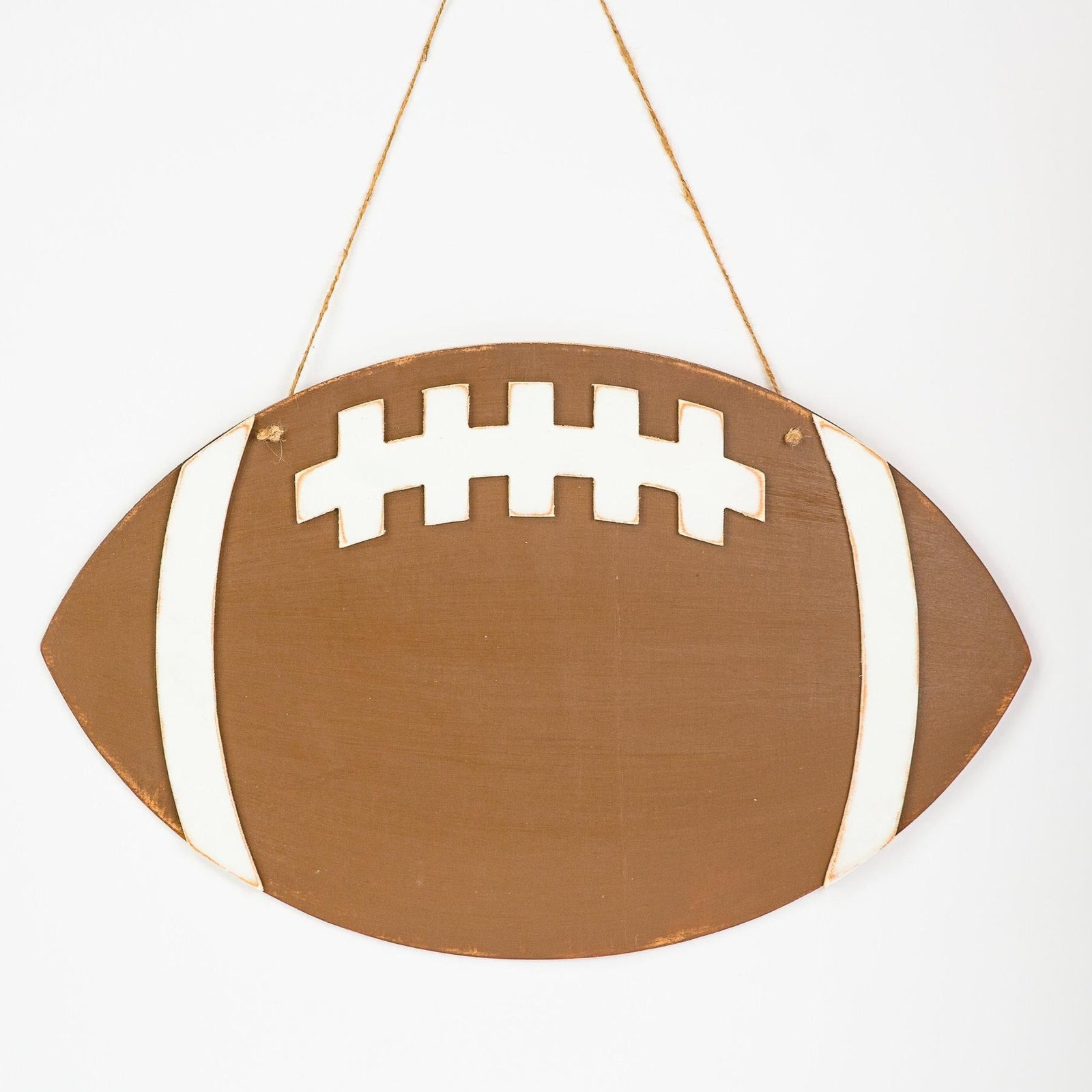 wooden football hanger grace graffiti