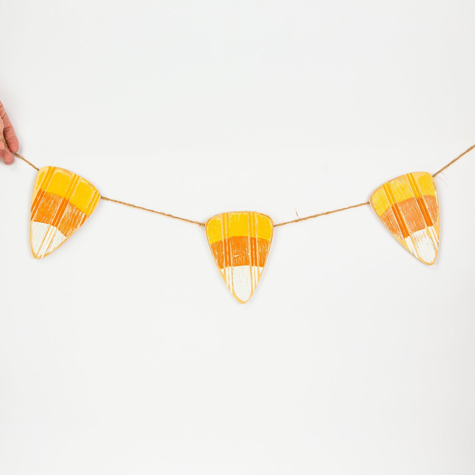 candy corn garland wooden grace graffiti