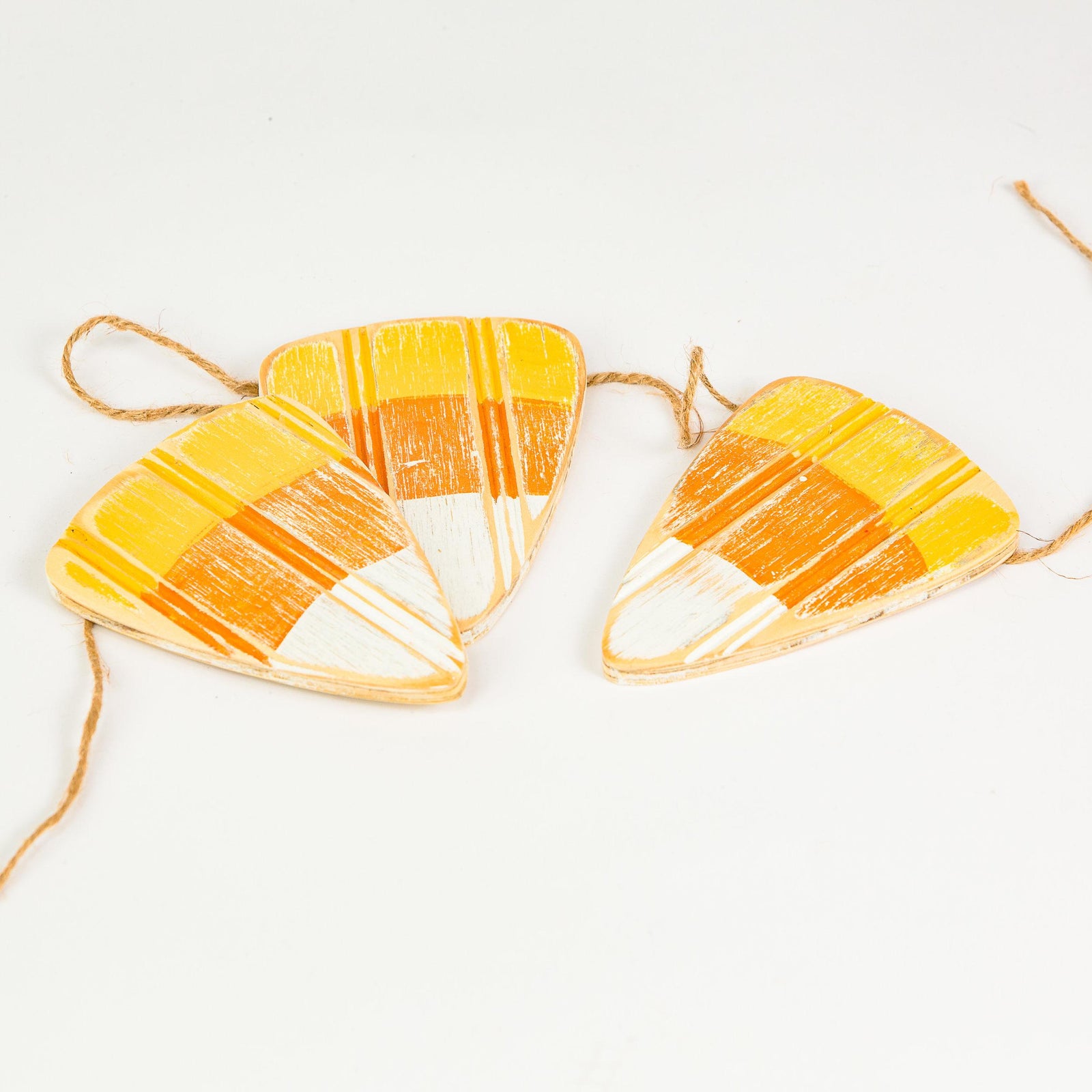 candy corn garland wooden grace graffiti