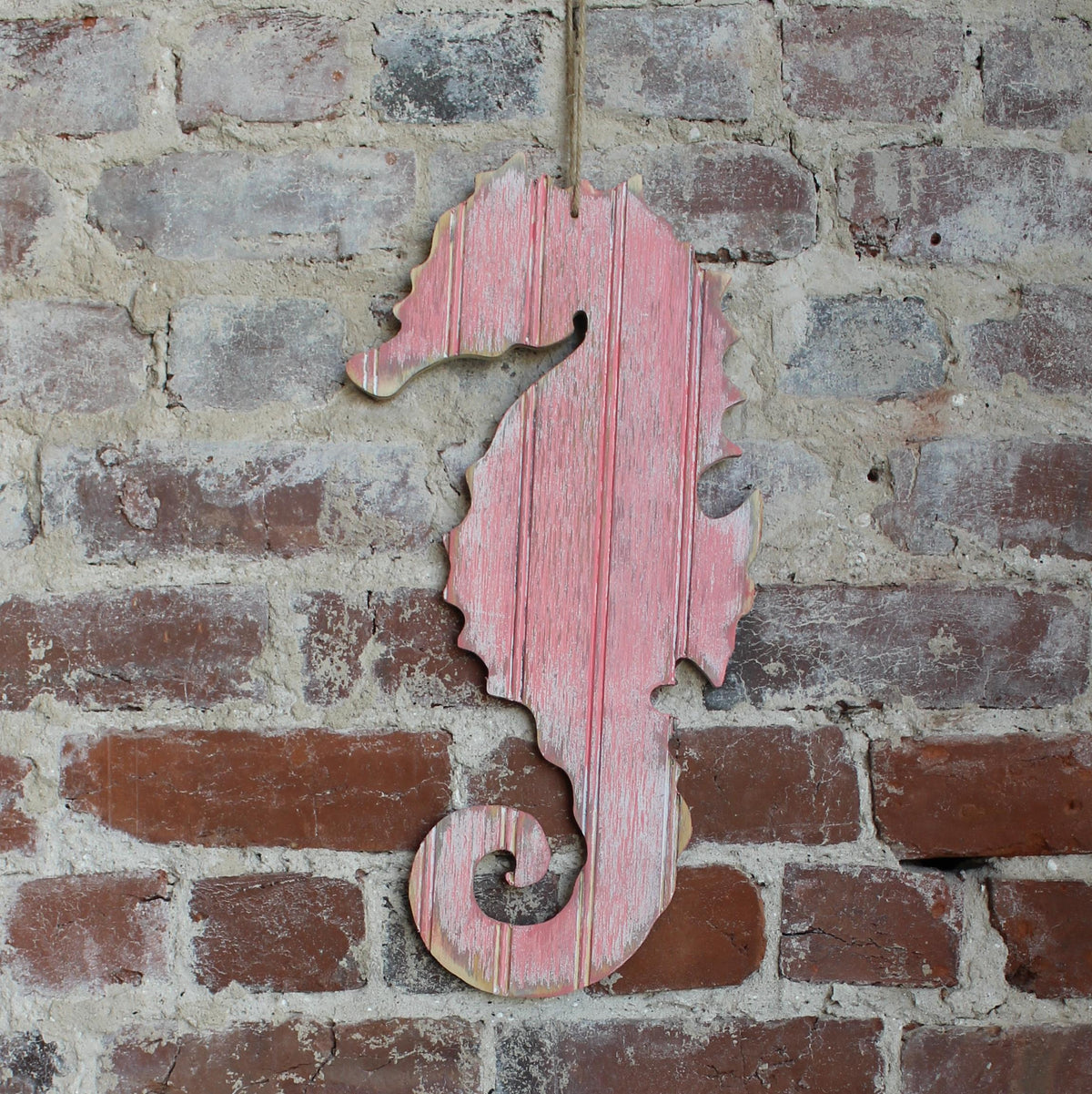 sea horse hanger wooden grace graffiti