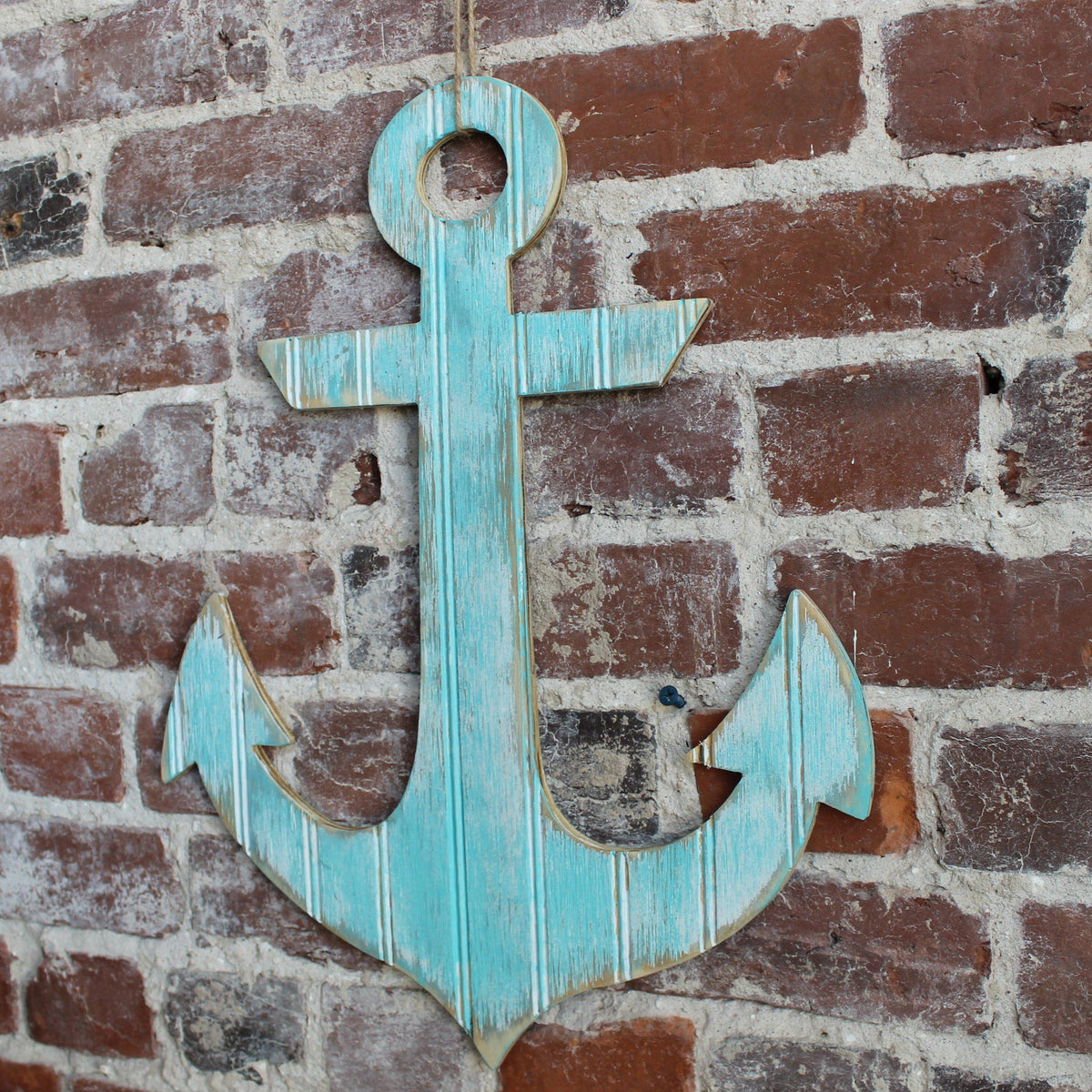 wooden anchor hanger grace graffiti