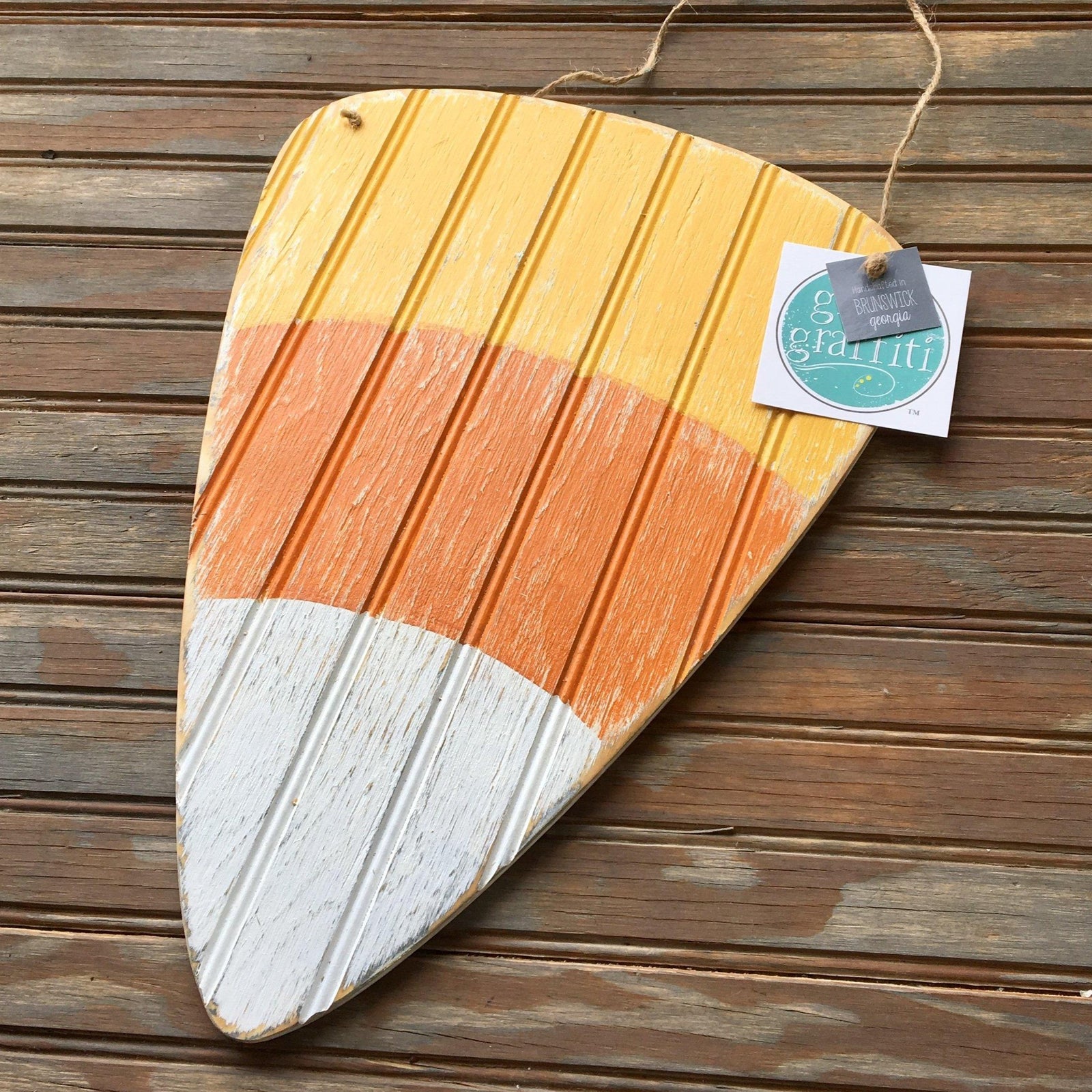 candy corn halloween decor grace graffiti