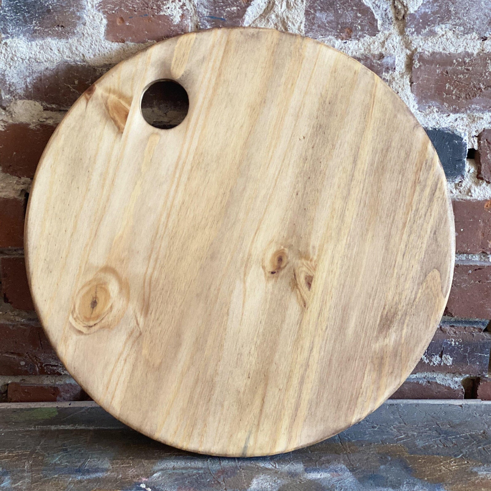 round circle charcuterie board grace graffiti