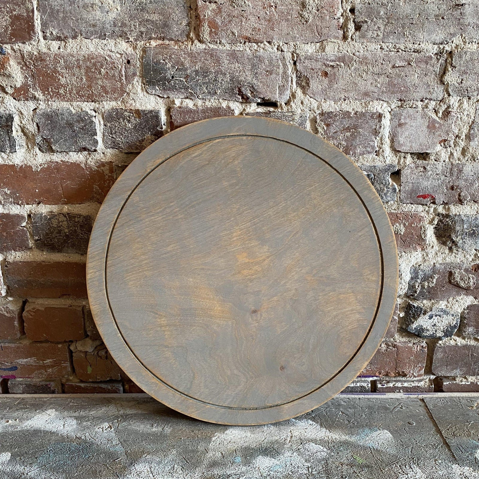 wooden lazy susan grace graffiti