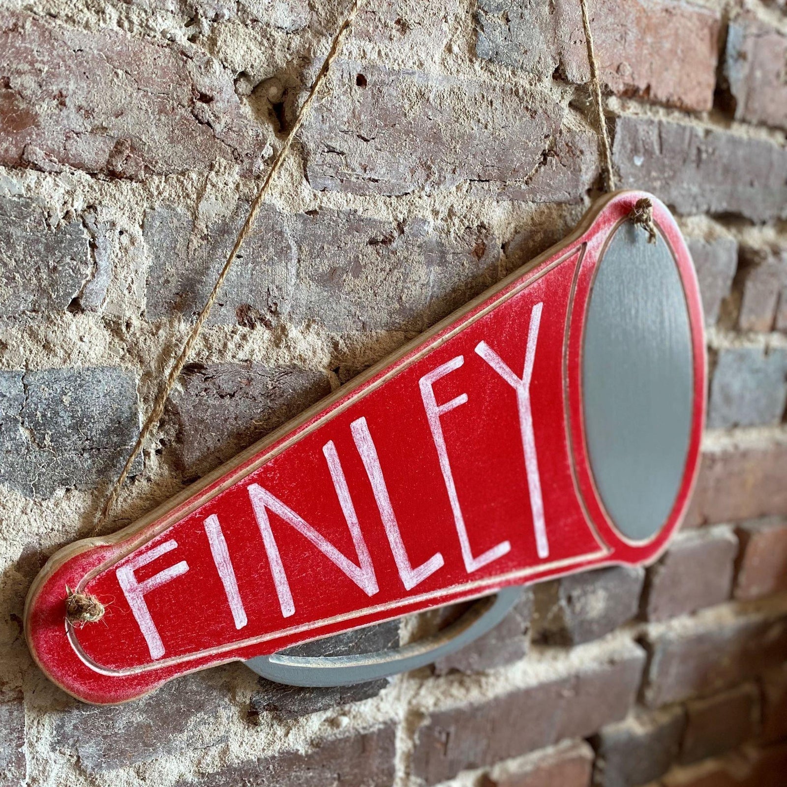 Wooden Cheer Megaphone Grace Graffiti