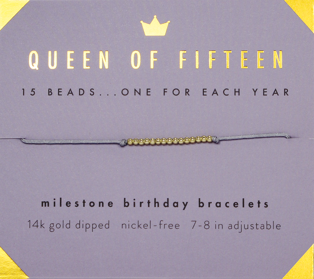 Milestone Birthday Bracelet - Fifteen