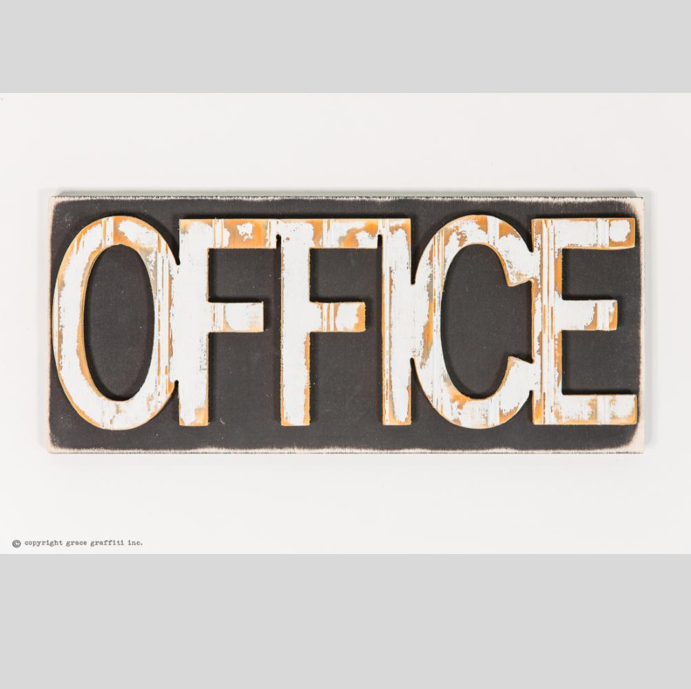 sign for the office  grace graffiti